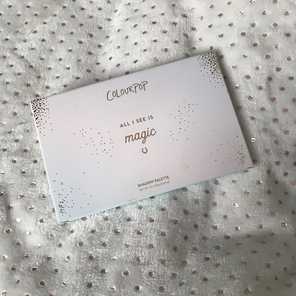 Colour pop eyeshadow palette nudes/brights